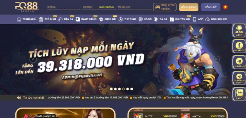 Đăng ký 1 Đăng ký PQ88