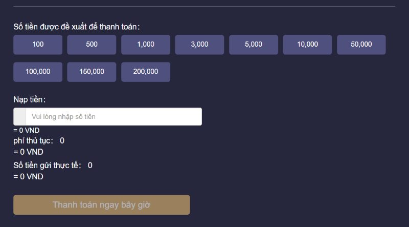Nạp rút tiền 3 nạp rút tiền pq88